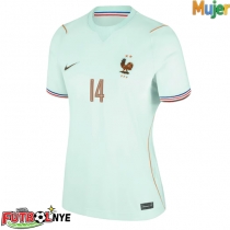 Camiseta Francia Adrien Rabiot #14 Visitante Equipación para mujer Mundial 2026 manga corta